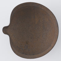 作家 冨部咲喜子 鉄釉片口小鉢 作家 冨部咲喜子 陶磁器作家もの