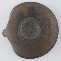 作家 冨部咲喜子 鉄釉片口小鉢 作家 冨部咲喜子 陶磁器作家もの