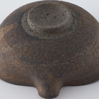 作家 冨部咲喜子 鉄釉片口小鉢 作家 冨部咲喜子 陶磁器作家もの