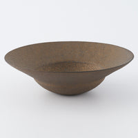 作家 冨部咲喜子 鉄釉リム中鉢 作家 冨部咲喜子 陶磁器作家もの