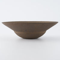 作家 冨部咲喜子 鉄釉リム中鉢 作家 冨部咲喜子 陶磁器作家もの