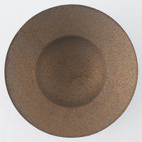 作家 冨部咲喜子 鉄釉リム中鉢 作家 冨部咲喜子 陶磁器作家もの