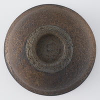 作家 冨部咲喜子 鉄釉口そりボウル