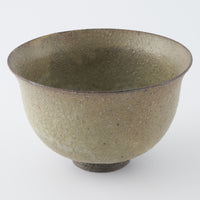 作家 冨部咲喜子 粉引口そりボウル