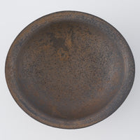 作家 冨部咲喜子 鉄釉リム楕円鉢M 作家 冨部咲喜子 陶磁器作家もの