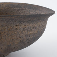 作家 冨部咲喜子 鉄釉リム楕円鉢M 作家 冨部咲喜子 陶磁器作家もの