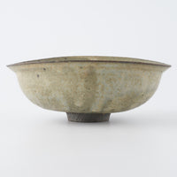 作家 冨部咲喜子 粉引リム楕円鉢M