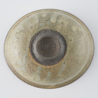 作家 冨部咲喜子 粉引リム楕円鉢M