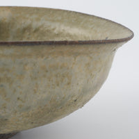 作家 冨部咲喜子 粉引リム楕円鉢M