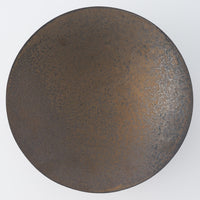 作家 冨部咲喜子 鉄釉中鉢 作家 冨部咲喜子 陶磁器作家もの