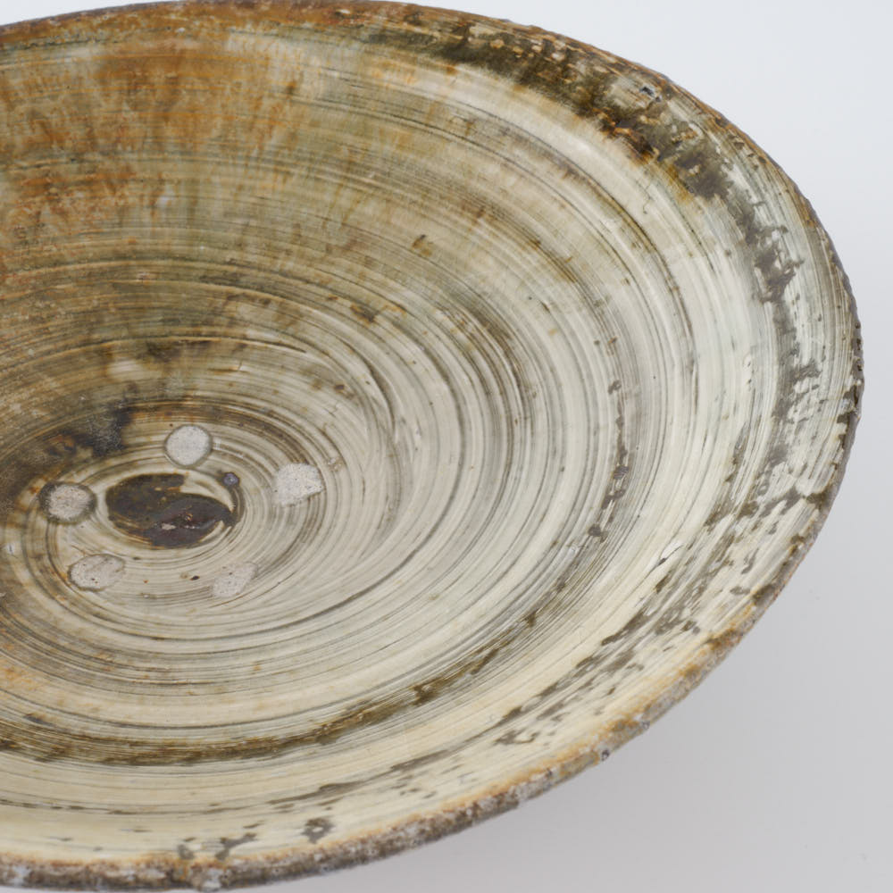 作家 額賀円也 刷毛目 七寸 浅鉢