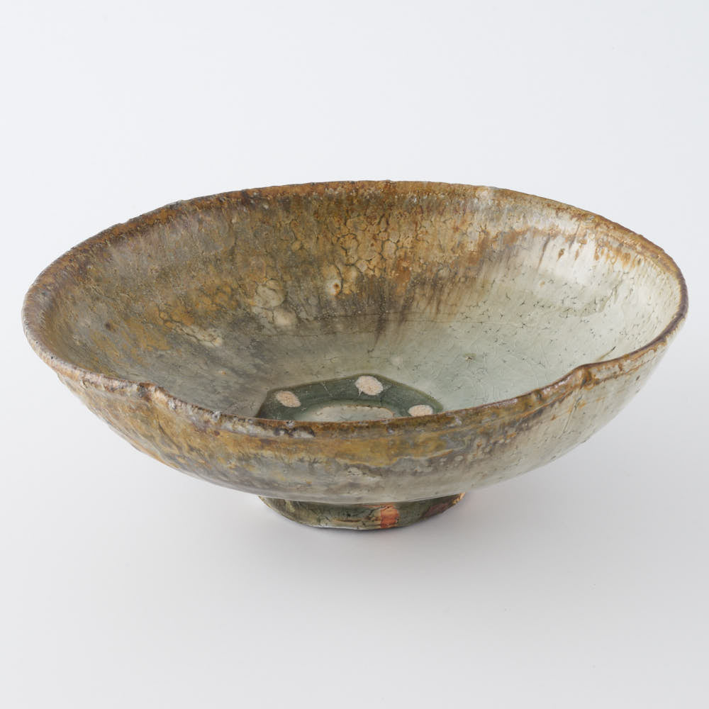 作家 額賀円也 粉引 木瓜 鉢 作家 額賀円也 陶磁器作家もの