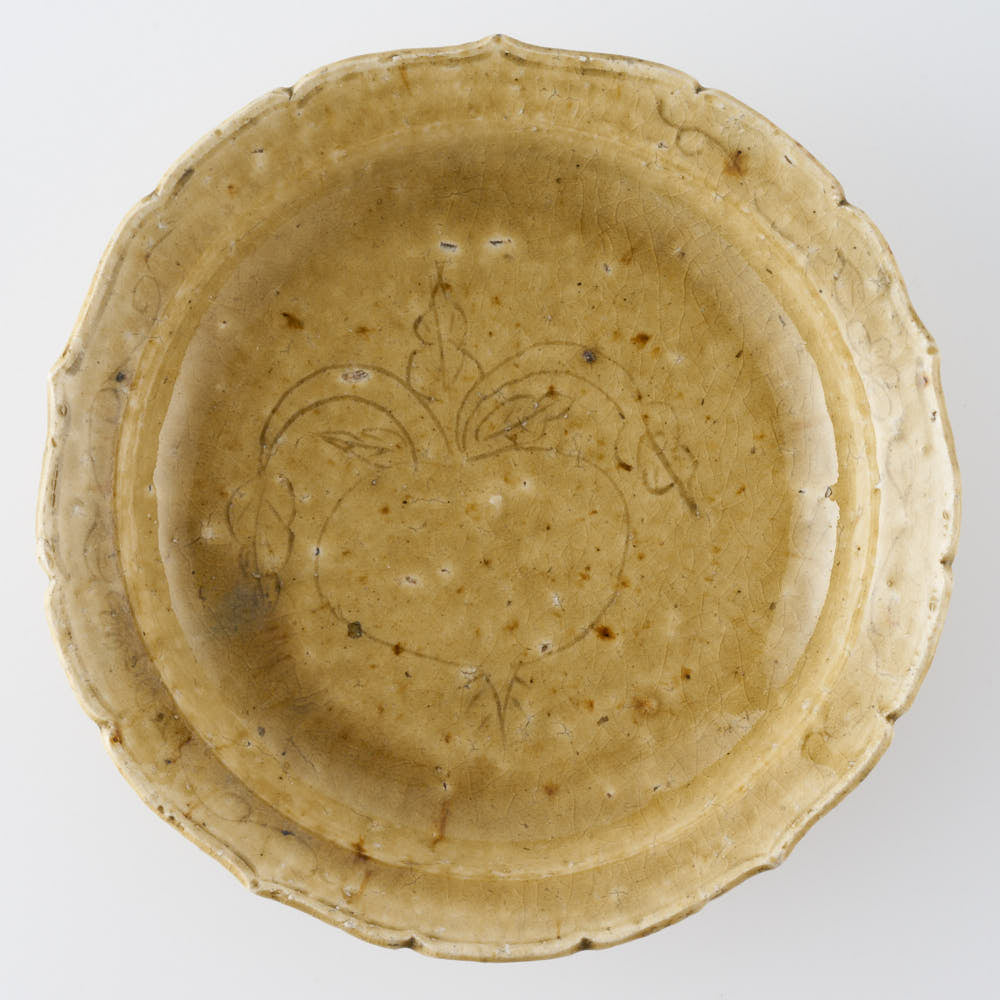 作家 額賀円也 灰釉 七寸浅鉢 ビーツ