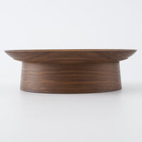 作家 神野達也 台皿16cm ウォルナット