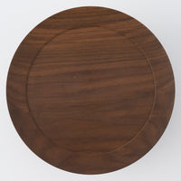 作家 神野達也 台皿16cm ウォルナット