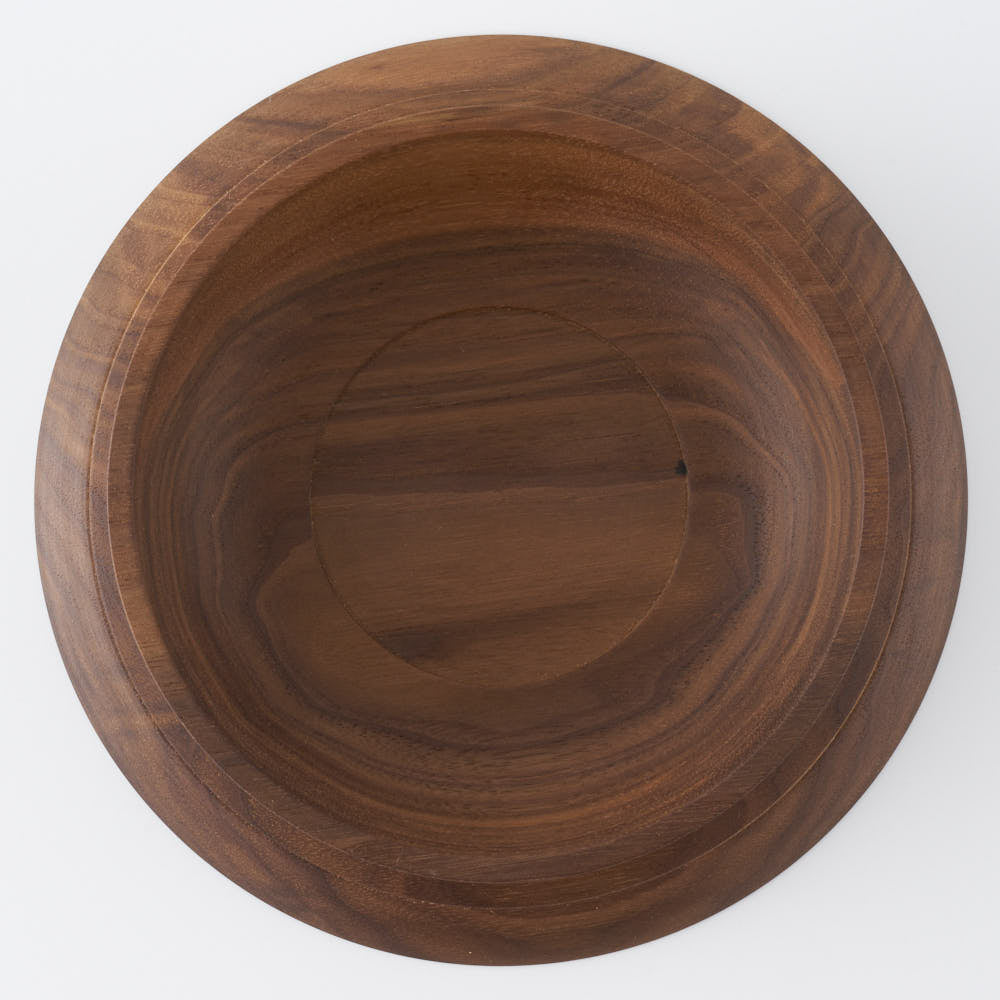 作家 神野達也 台皿16cm ウォルナット