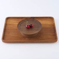 作家 神野達也 台皿16cm ウォルナット