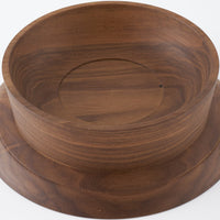 作家 神野達也 台皿16cm ウォルナット
