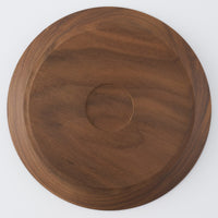 作家 神野達也 リム皿18cm ウォルナット