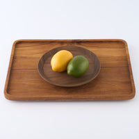 作家 神野達也 リム皿18cm ウォルナット