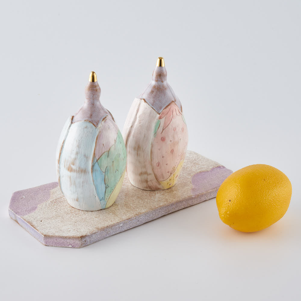 作家 森田みほ おひなさま（つぼみ） ¥19,250 大人の焼き物