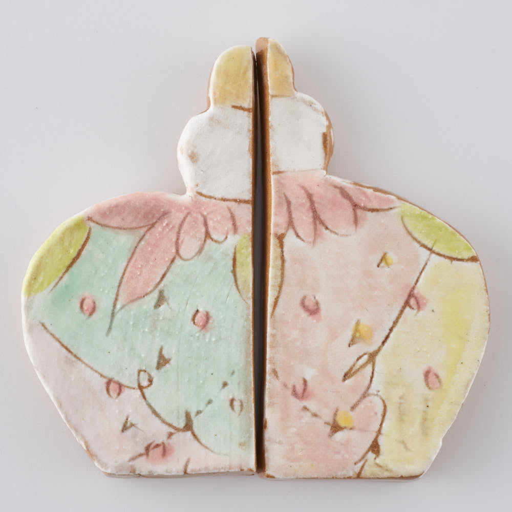 作家 森田みほ ひな箸置きセット 作家 森田みほ 陶磁器作家もの