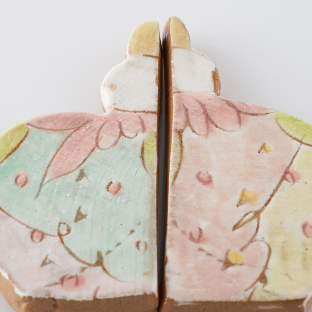 作家 森田みほ ひな箸置きセット 作家 森田みほ 陶磁器作家もの