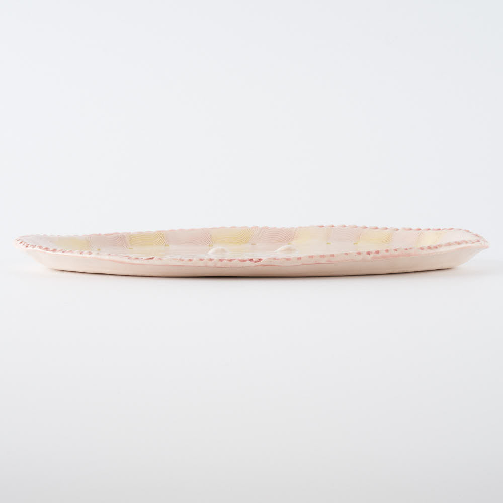 作家 森田みほ 楕円ひな皿 作家 森田みほ 陶磁器作家もの