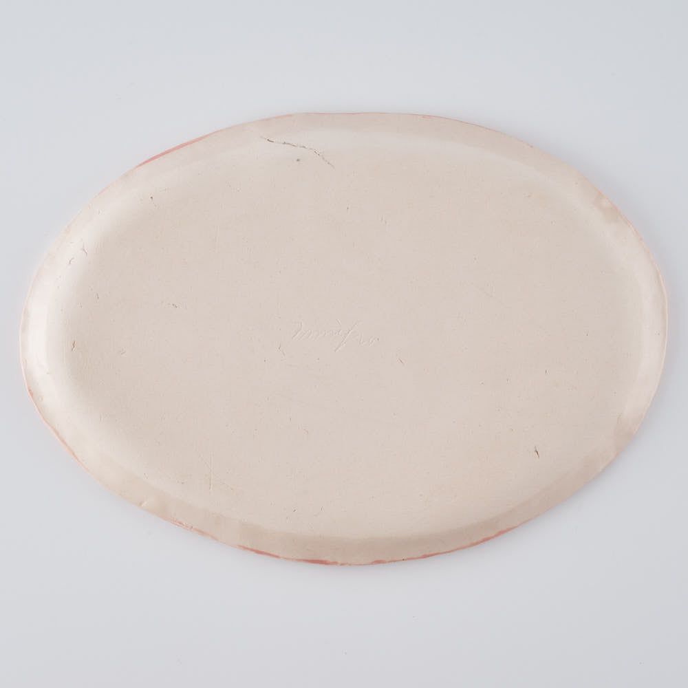 作家 森田みほ 楕円ひな皿 作家 森田みほ 陶磁器作家もの