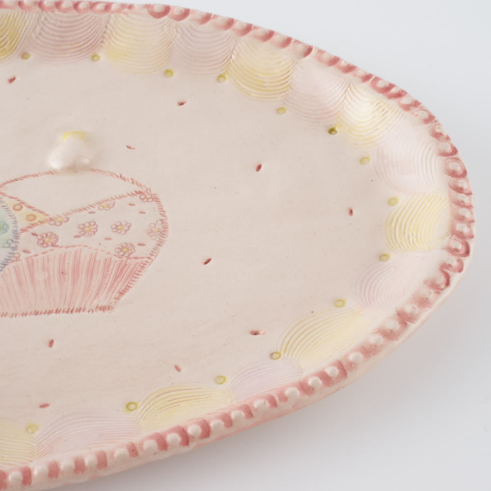 作家 森田みほ 楕円ひな皿 作家 森田みほ 陶磁器作家もの