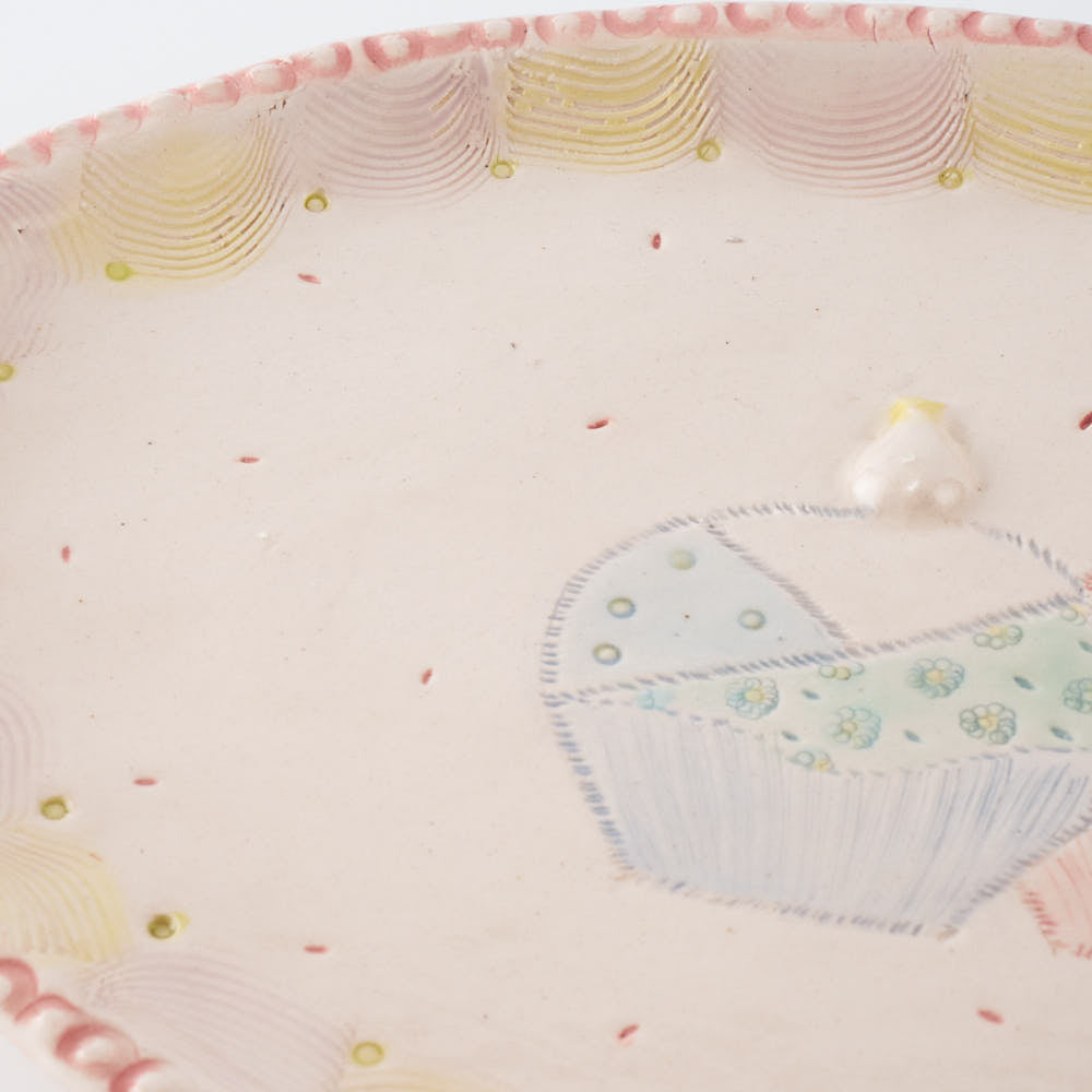 作家 森田みほ 楕円ひな皿 作家 森田みほ 陶磁器作家もの