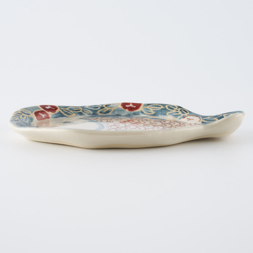 作家 大場紀穂子 鯛小皿 作家 大場紀穂子 陶磁器作家もの