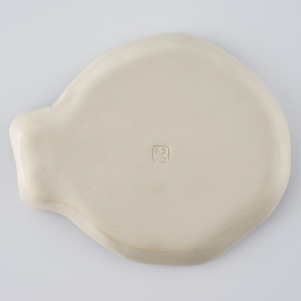 作家 大場紀穂子 鯛小皿 作家 大場紀穂子 陶磁器作家もの