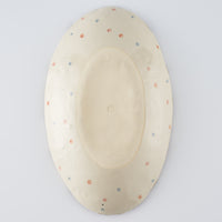 作家 大場紀穂子 猫の吊し飾り楕円鉢 作家 大場紀穂子 陶磁器作家もの