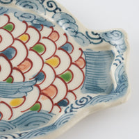 作家 大場紀穂子 鯛小皿(2)