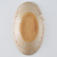 作家 大場紀穂子 松竹梅の楕円鉢