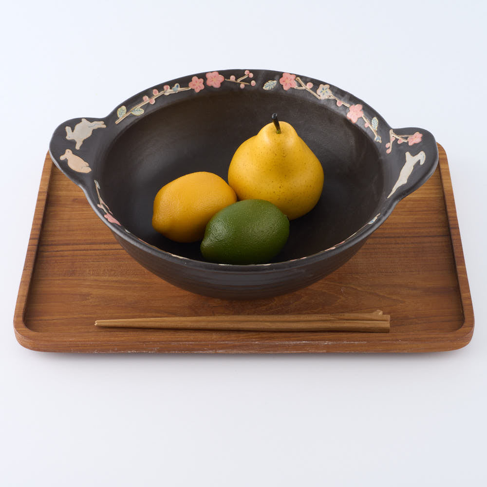 作家 大場紀穂子 土鍋 うさぎ