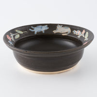 作家 大場紀穂子 グラタン皿 猫