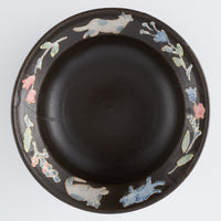 作家 大場紀穂子 グラタン皿 猫