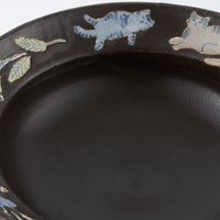 作家 大場紀穂子 グラタン皿 猫