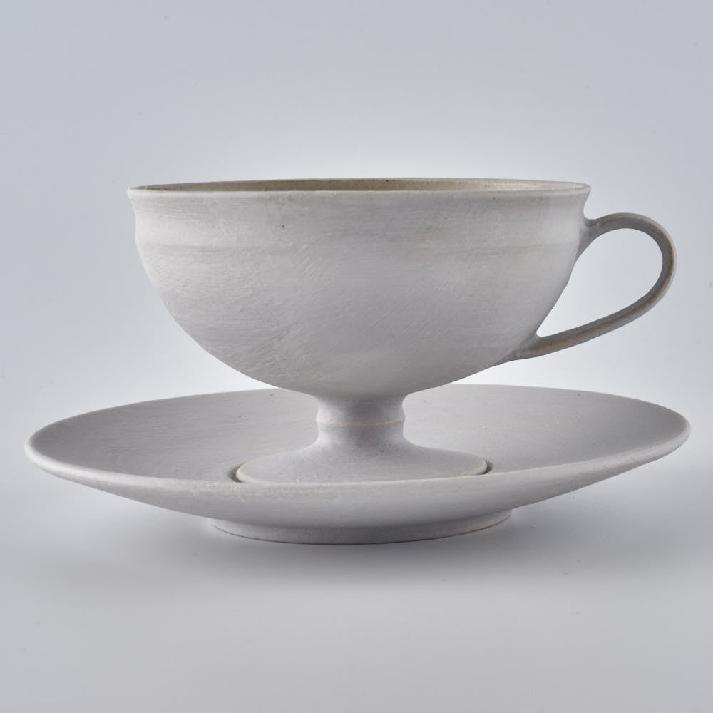 作家 児玉修治 ティーカップ＆ソーサー カンヴァス ¥8,800 大人の焼き物