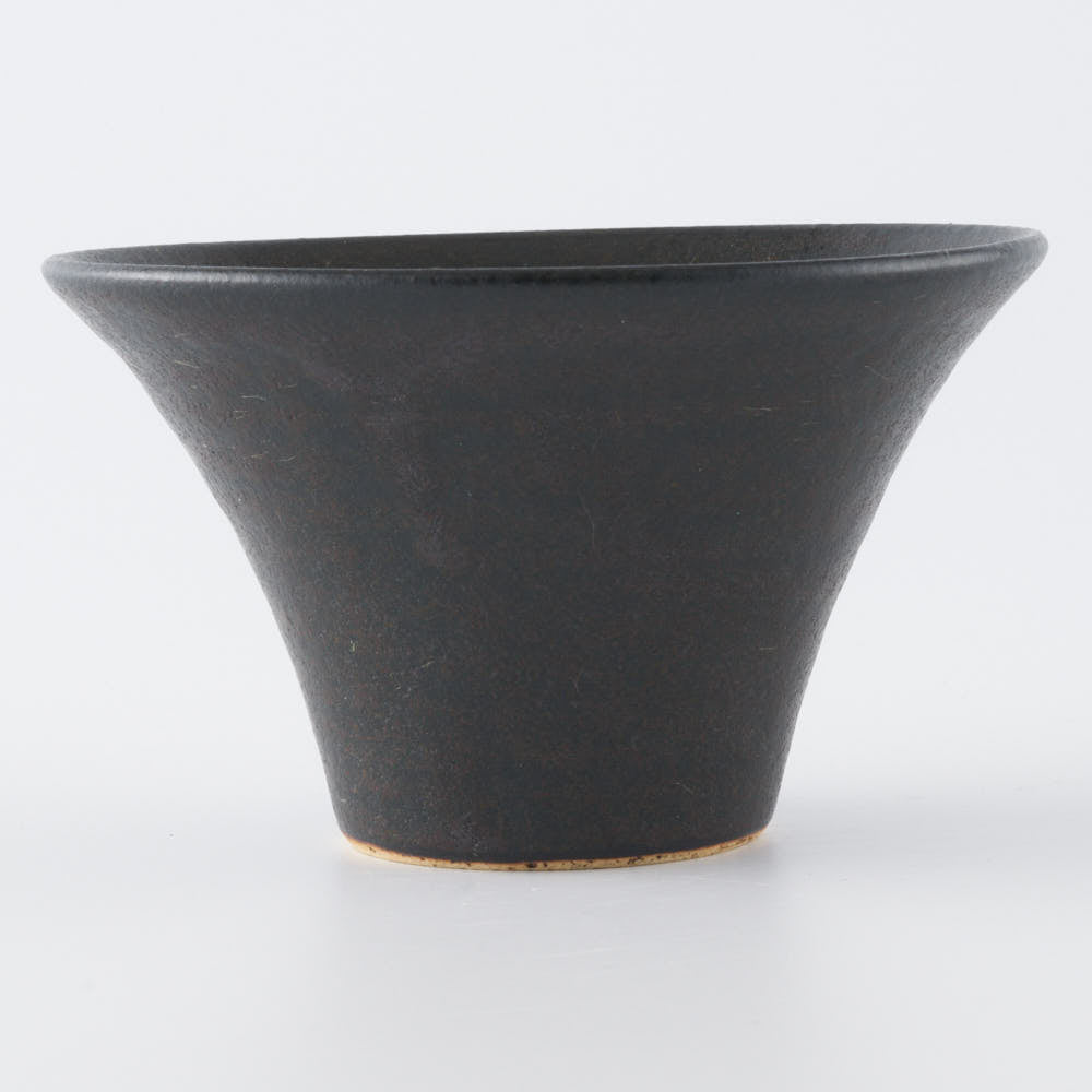 作家 児玉修治 朝顔bowl SS 黒 ¥2,200 大人の焼き物