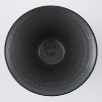 作家 児玉修治  朝顔bowl SS 黒 作家 児玉修治 陶磁器作家もの