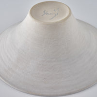 作家 児玉修治  朝顔bowl M カンヴァス 作家 児玉修治 陶磁器作家もの