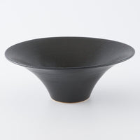 作家 児玉修治 朝顔bowl M 黒 作家 児玉修治 陶磁器作家もの