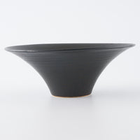 作家 児玉修治 朝顔bowl M 黒 作家 児玉修治 陶磁器作家もの