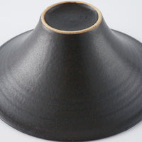 作家 児玉修治 朝顔bowl M 黒 作家 児玉修治 陶磁器作家もの