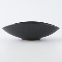 作家 児玉修治  たわみbowl 黒 作家 児玉修治 陶磁器作家もの