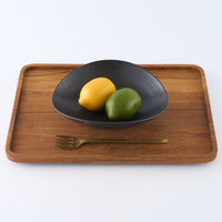 作家 児玉修治  たわみbowl 黒 作家 児玉修治 陶磁器作家もの