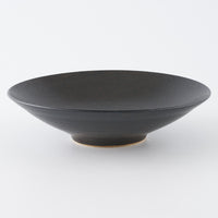作家 児玉修治 フラットbowl 150 黒 作家 児玉修治 陶磁器作家もの